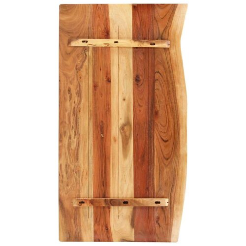  Vrh za kupaonski ormarić od bagremovog drva 100x52x2 5 cm Slike