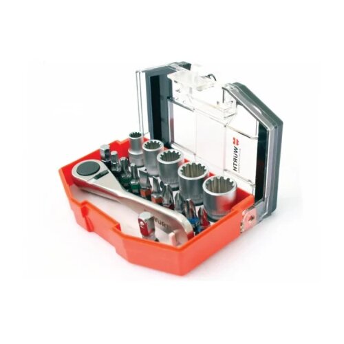 Würth Set umetaka i nasadnika sa račnom, 17 komada Cene