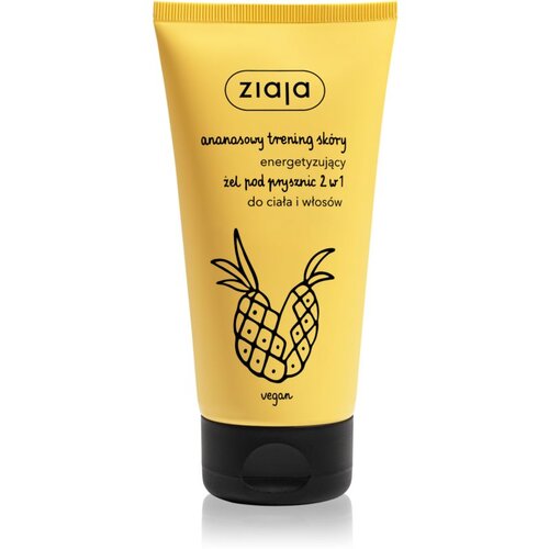 Ziaja Pineapple 2in1 energijski gel za prhanje 2v1 160 ml za ženske Cene