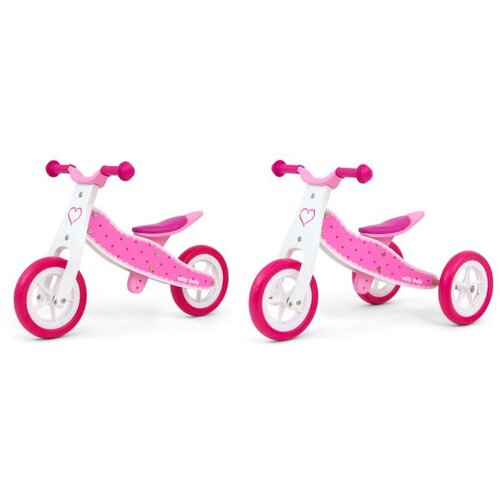 Milly Mally 2u1 tricikl bez pedala srca Slike