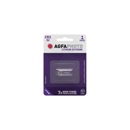 Agfa Baterija litijska CR2, 3V, blister pak. 1 komad - CR2 B1 Slike