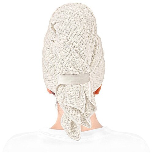 INF Su&amp;scaron;ilni turban iz koralne flanele z ananasovim vzorcem, močno vpijanje White, (5000235705) Slike