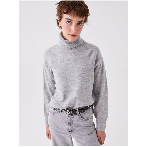 LC Waikiki Women's Turtleneck Plain Long Sleeve Oversize Knitwear Sweater Cijene