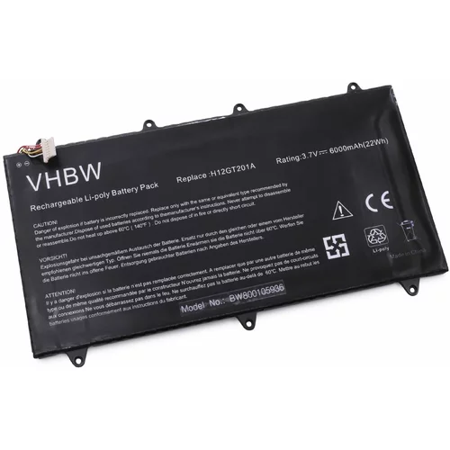 VHBW Baterija za Lenovo IdeaPad A2109, 6000 mAh