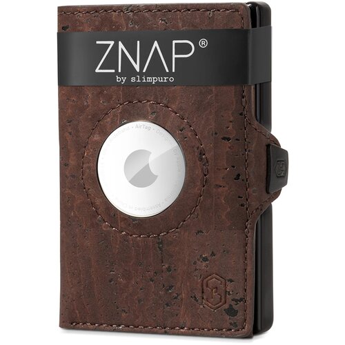 slimpuro Denarnica ZNAP Airtag Wallet, 8 kartic, predal za kovance, 9 x 1,5 x 6 cm (Š x V x G), zaščita RFID Cene