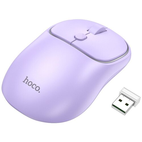 Hoco bežični mi&amp;scaron; 2.4G dpi 1600 GM25 ljubicasti Slike