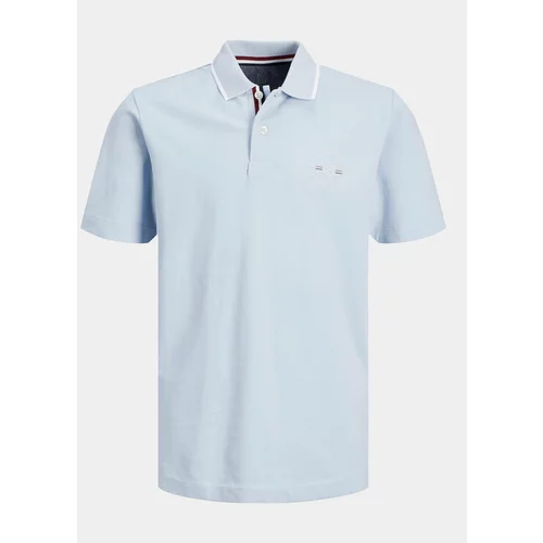Jack & Jones Polo majica Blushield 12254237 Modra Standard Fit