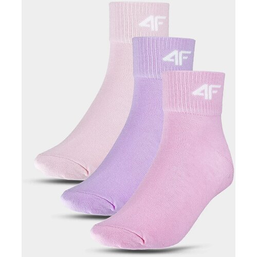 4f Girls&amp;#039; Casual Socks Above the Ankle (3 Pack) - Multicolored Slike