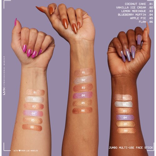 NYX Professional Makeup Jumbo Multi-Use Highlighter Stick osvetljevalec v svinčniku 2.7 g Odtenek 03 lemon merringue Slike