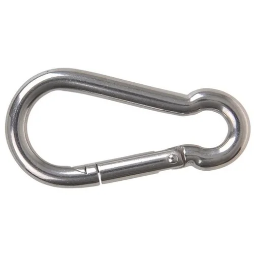 Osculati Carabiner hook polished Stainless Steel 13 mm