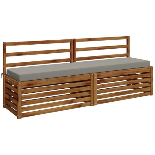  Jastučić za klupu SOEST 100% poliester Siva 180 x 40 x 8 cm - Siva 180 x 40 x 8 cm Poliester Cijene