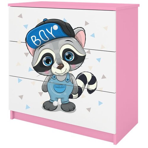 HAPPYKIDS Komoda Dreamy rakun Rozičasta Cene