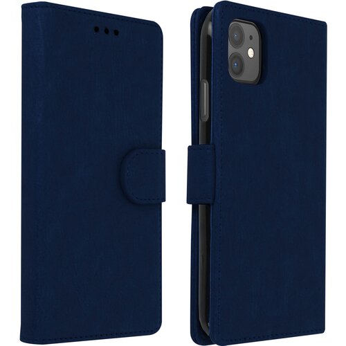 AVIZAR Folio Case iPhone 11 z držalom za kartico - modra, (20616325) Cene