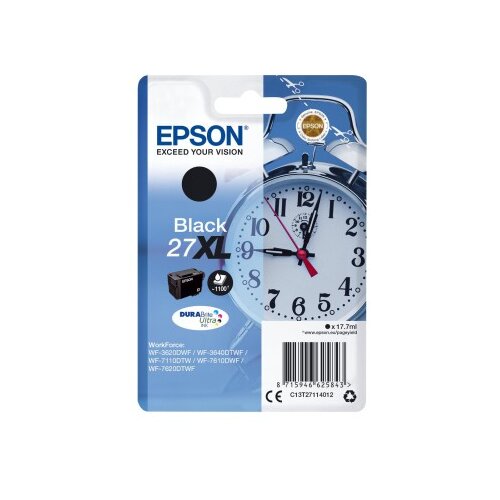Epson črna kartu&amp;scaron;a 27XL DURABrite Ultra (Singlepack) Slike