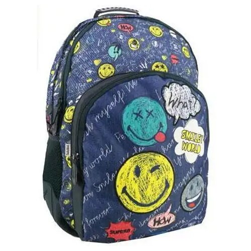 Luna emoji: smiley &scaron;kolska torba, ruksak 33x16x45cm Cijene