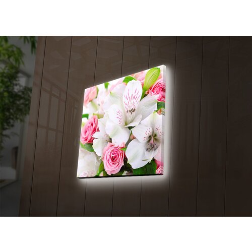Wallity Slika sa LED osvetljenjem 2828DACT-28, 28x28 cm Cene
