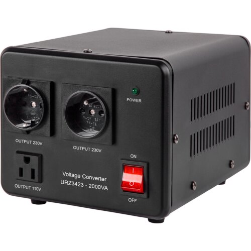 Kemot URZ3423 pretvarač napona 230 V &harr; 115 V, 1600 W / 2000 VA, toroidalni transformator Cijene