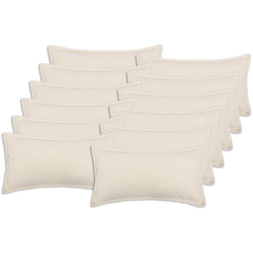  Presvlaka za jastuk 12 pcs HOUTEN Krem 40 x 80 cm Bouclé Cene