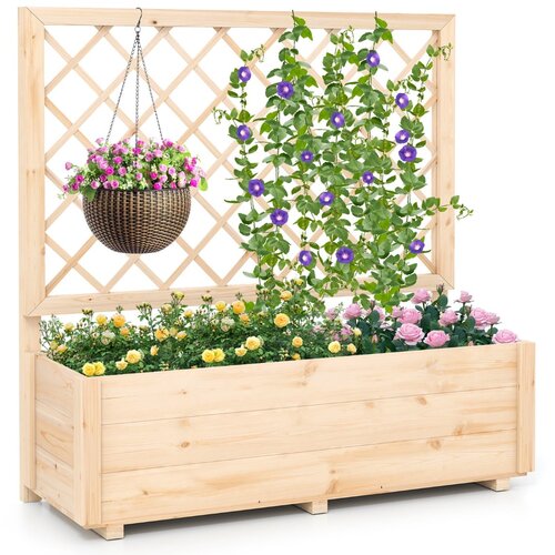 Costway &Scaron;katla za sajenje z re&scaron;etko za plezalne rastline Pergola, (5000198556) Cene
