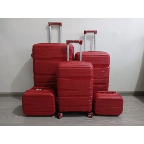 BOLZZ Set Kofera Explore 5/1, Crvena Cene