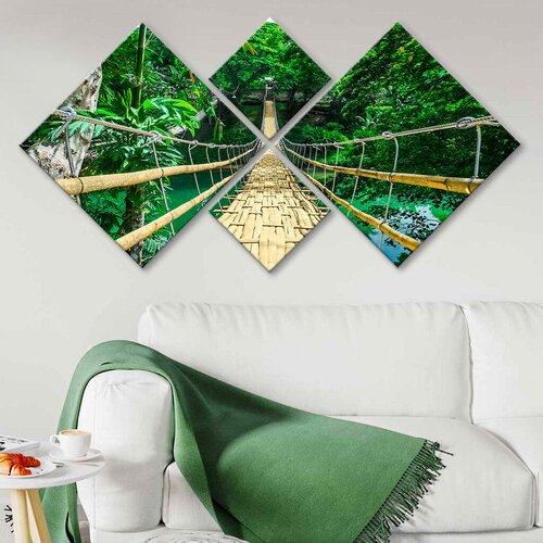 Wallity slika 4MDF458089186, 60x115 cm, 4 dijela Cene