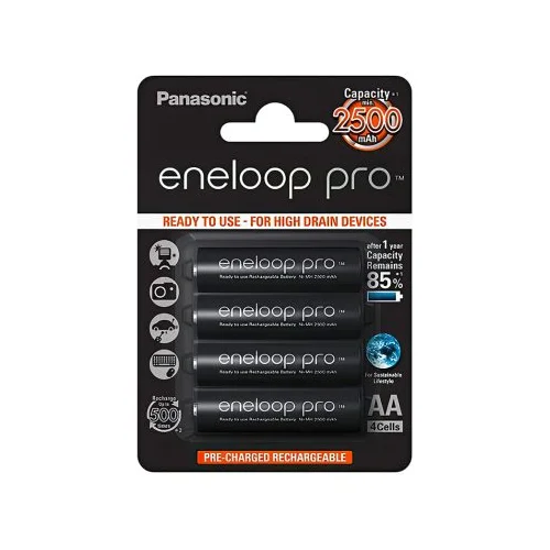 Panasonic punjive baterije eneloop pro AA/4B (BK-3HCDE/4CP)