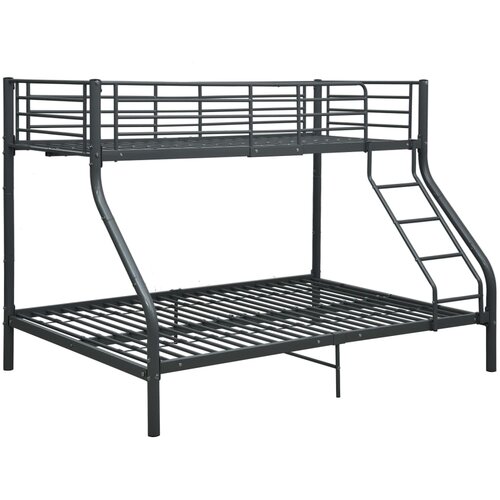 Maison Chic Okvir za pograd - Krevet na sprat - Bunk krevet črn kovinski 140x200 cm/90x200 cm-J89, (21759375) Cene