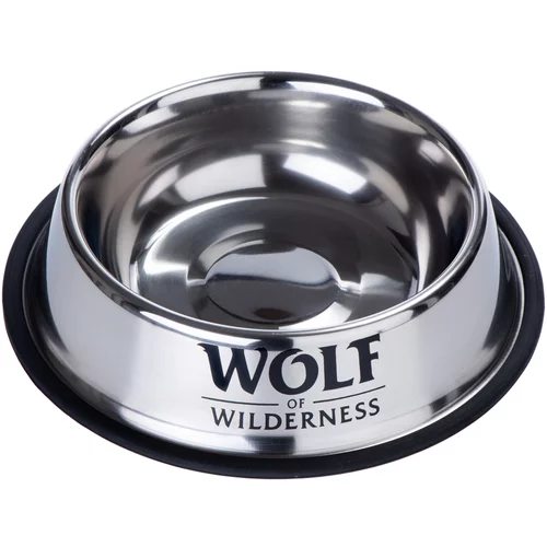 Wolf of Wilderness protuklizna zdjelica od plemenitog čelika - za pse - 2 x 850 ml, Ø 23 cm