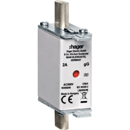 HAGER Topljivi uložak NH000 GG 63A 500v Cijene