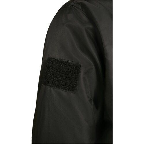 Brandit MA1 Hooded Bomber Jacket - Black Slike