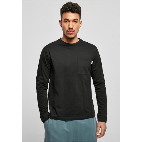 Urban Classics Organic LS Base Pocket Black Slike