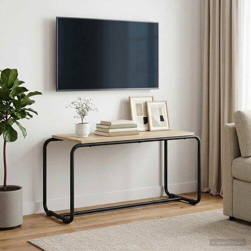  TV stalak 80 x 35.5 x 42 cm Hrast sonoma Konstruirano drvo Cijene