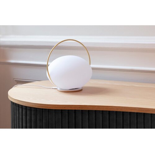 UMAGE Bela LED zatemnitvena namizna svetilka (vi&amp;scaron;ina 19 cm) Orbit &amp;ndash; Slike