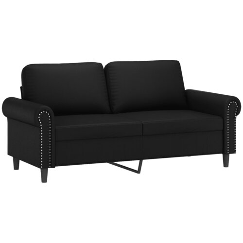 Maison Chic Dvosed kavč - Sofa - Kanape črna 140 cm umetno usnje, (21727400) Cene