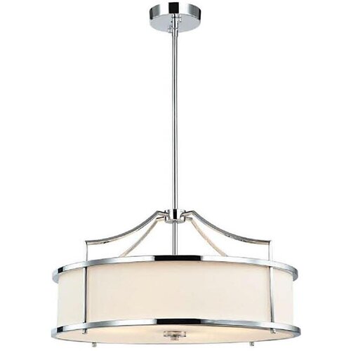 Open Design OR80872 - Luster na &scaron;ipci STANZA 4xE27/15W/230V, prečnik 55 cm, sjajni hrom/bela Cene
