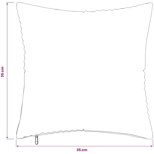 Presvlaka za jastuk 6 pcs ALMELO Mornarsko plava 35 x 35 cm Slike