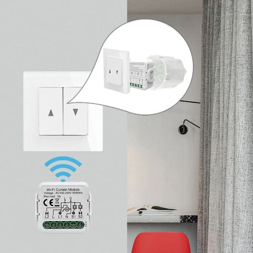  Wi-Fi smart modul za roletne 2x3A Slike