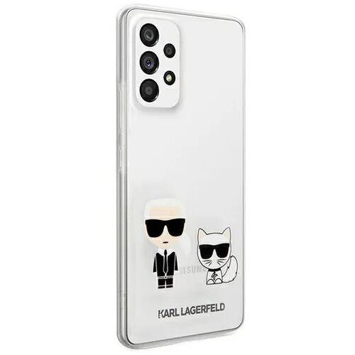 Karl Lagerfeld KLHCA53CKTR za samsung galaxy A53 prozorna za&amp;scaron;čita - karl and choupette Slike
