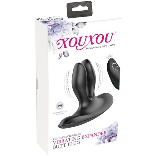 XouXou Expander Vibrirajuci anal plag Crni Cene