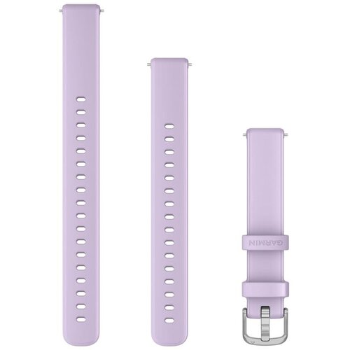 Garmin remen za Lily 2, 14 mm, silikon svijetloljubičaste boje, srebrni metalni dijelovi Cijene
