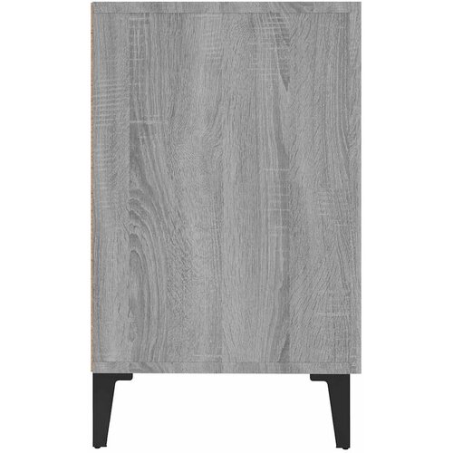  Komoda boja hrasta sonome 100 x 36 x 60 cm konstruirano drvo Siva Slike