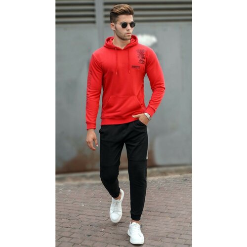 Madmext Sweatshirt - Red - Regular fit Slike