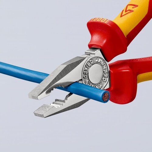 Knipex kle&amp;scaron;ta kombinovana izolovana 1000V VDE 180mm 03 06 180 Slike