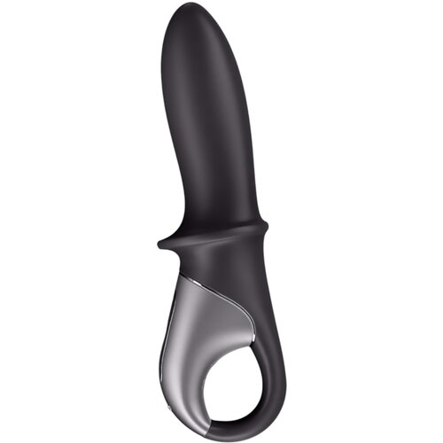 Satisfyer Hot Passion - pametni, grelni analni vibrator (črn) Slike
