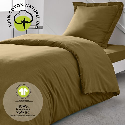 Today Kompleti posteljnine HC 140/200 Coton Organic Bronze Kostanjeva Slike
