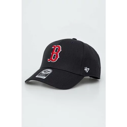47 Brand Kapa iz mešanice volne MLB Boston Red Sox mornarsko modra barva