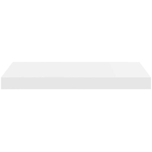  Plutajuće zidne police 2 kom sjajne bijele 50 x 23 x 3,8 cm MDF Slike