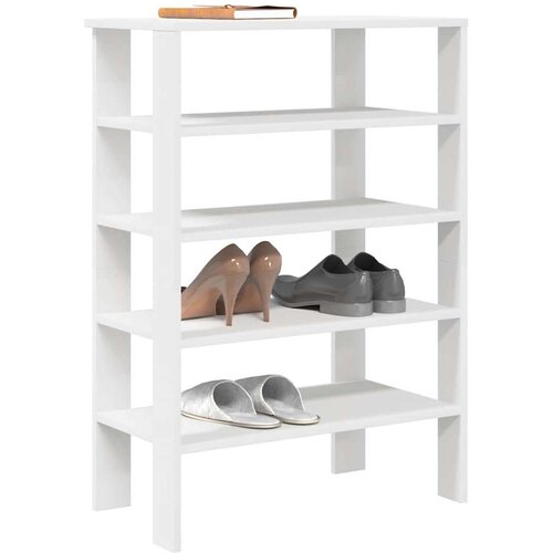 vidaXL Regal za čevlje bel 61x32x87,5 cm inženirski les Cene
