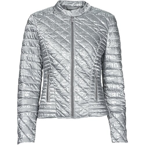 Guess Puhovke NEW VONA JACKET Srebrna Slike