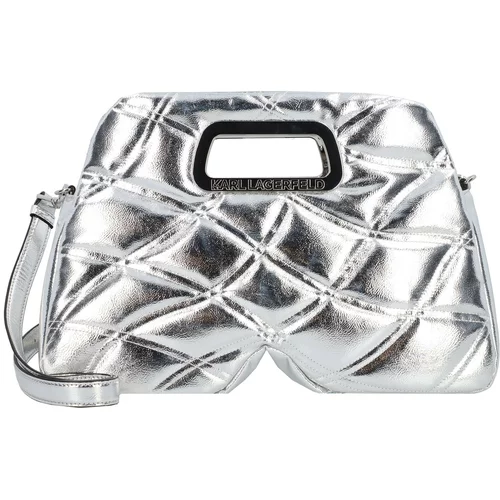 Karl Lagerfeld Ročna torbica 'Kloud' srebrna